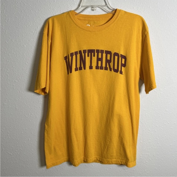 Alta Gracia Other - Winthrop University Eagles Classic Yellow T-Shirt Men's Large 100% Cotton